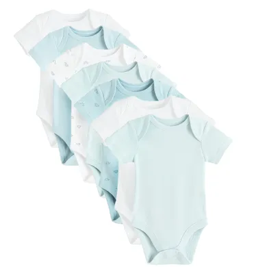 Cool Club, Body chłopięce z krótkim rękawem, mix, zestaw, 7 szt.