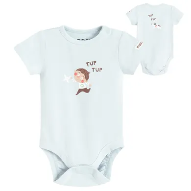 Cool Club, Body chłopięce z krótkim rękawem, niebieskie, Pucio