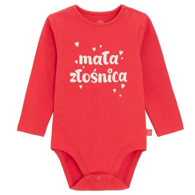 Cool Club, Body dziewczęce z długim rękawem, czerwone