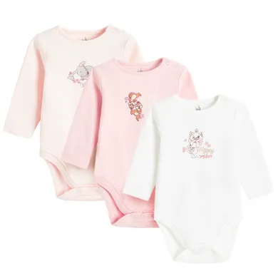 Cool Club, Body dziewczęce z długim rękawem, mix, Disney, zestaw, 3 szt.