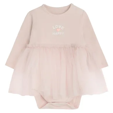 Cool Club, Body dziewczęce z długim rękawem, różowe