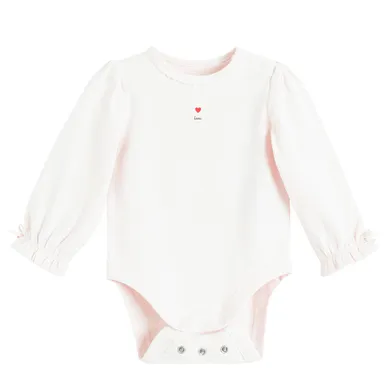 Cool Club, Body dziewczęce z długim rękawem, różowe