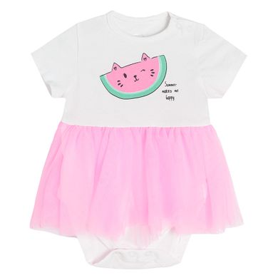 Cool Club, Body dziewczęce z krótkim rękawem, białe