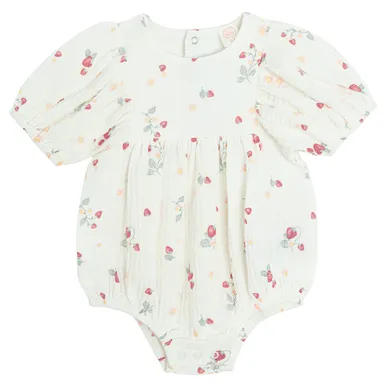 Cool Club, Body dziewczęce z krótkim rękawem, muślinowe, białe