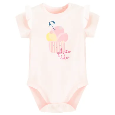 Cool Club, Body dziewczęce z krótkim rękawem, różowe