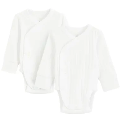 Cool Club, Body niemowlęce z długim rękawem, bawełna organiczna, białe, zestaw, 2 szt.