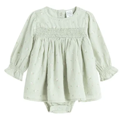 Cool Club, Body sukienka dziewczęce z długim rękawem, zielone