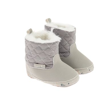 Cool Club, Buty niemowlęce, niechodki, szare, ocieplane