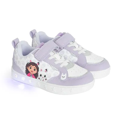 Cool Club, Buty sportowe dziewczęce, fioletowe, świecąca podeszwa, Koci Domek Gabi