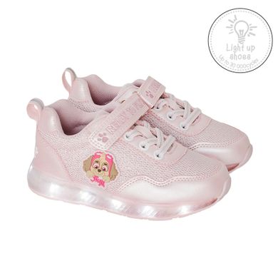 Cool Club, Buty sportowe dziewczęce, różowe, świecąca podeszwa, Psi Patrol