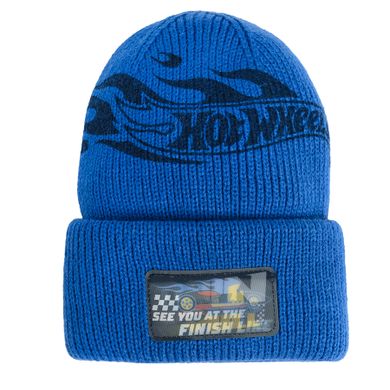 Cool Club, Czapka chłopięca, niebieska, Hot Wheels