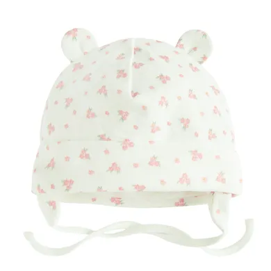 Cool Club, Czapka dziewczęca, wiązana, biała