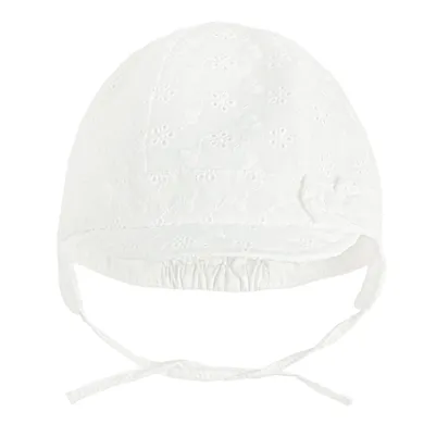 Cool Club, Czapka dziewczęca, wiązana, biała