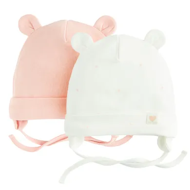 Cool Club, Czapka dziewczęca, wiązana, mix, zestaw, 2 szt.