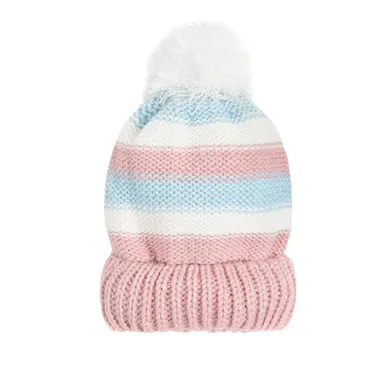 Cool Club, Czapka dziewczęca z pomponem, mix