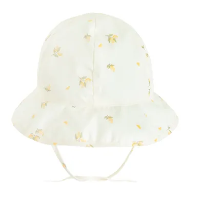 Cool Club, Czapka safari dziewczęca, wiązana, UV 50, biała