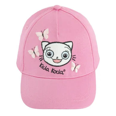 Cool Club, Czapka z daszkiem dziewczęca, różowa, Kicia Kocia