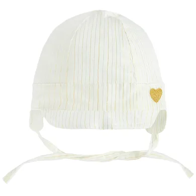 Cool Club, Czapka z daszkiem dziewczęca, wiązana, biała