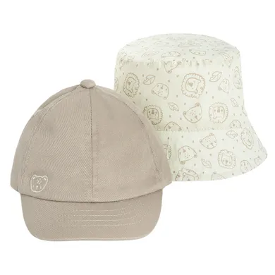 Cool Club, Czapka z daszkiem i kapelusz chłopięcy, beżowe