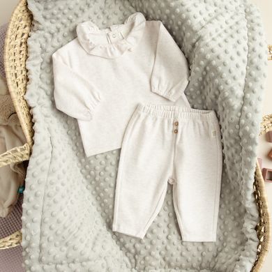 Cool Club, Dres dziewczęcy, beżowy melanż