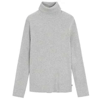 Cool Club, Golf dziewczęcy, prążkowany, szary