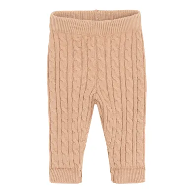 Cool Club, Jegginsy dziewczęce, sweterkowe, brązowe
