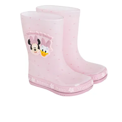 Cool Club, Kalosze dziewczęce, różowe, podeszwa Barefoot, Myszka Miki