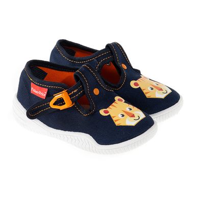 Cool Club, Kapcie chłopięce, granatowe, tygrys, Fisher-Price