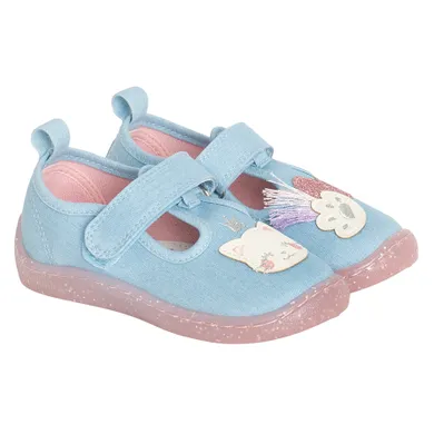 Cool Club, Kapcie dziewczęce, niebieskie, Zdrowa Stopa, Comfort-Fit