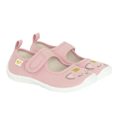 Cool Club, Kapcie dziewczęce, różowe, skórzana wkładka, Zdrowa Stopa