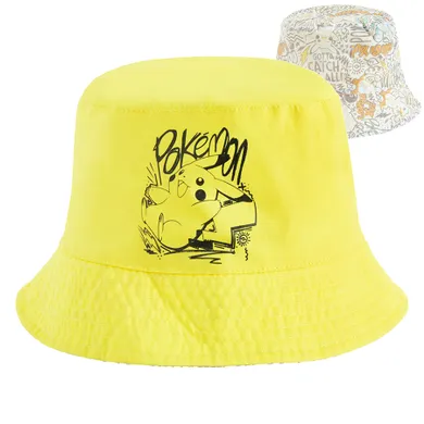 Cool Club, Kapelusz chłopięcy, dwustronny, UV 50, żółty, Pokemon