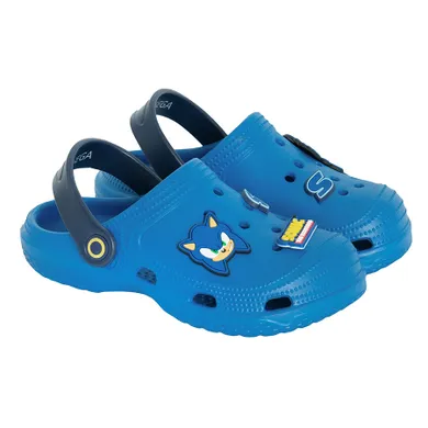 Cool Club, Klapki chłopięce, niebieskie, Sonic the Hedgehog