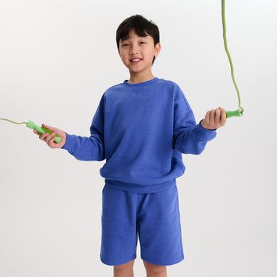 Cool Club, Komplet chłopięcy, Bluza ocieplana, Szorty, niebieski