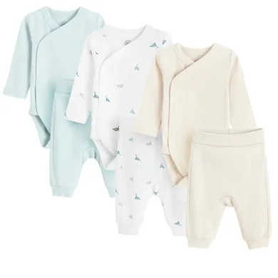 Cool Club, Komplet chłopięcy, Body z długim rękawem, Półśpiochy, mix, zestaw, 3 szt.