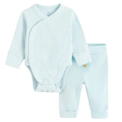 Cool Club, Komplet chłopięcy, Body z długim rękawem, Półśpiochy, niebieski