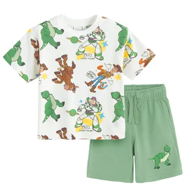 Cool Club, Komplet chłopięcy, T-shirt, Szorty, mix, Toy Story