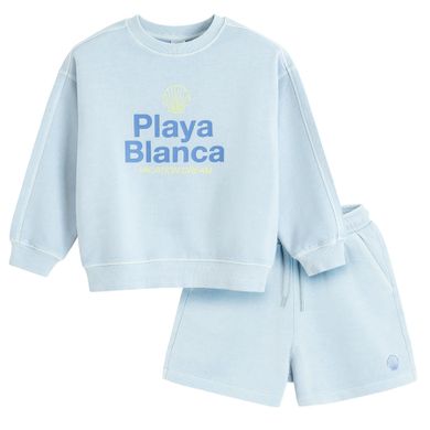 Cool Club, Komplet dziewczęcy, Bluza, Szorty, niebieski