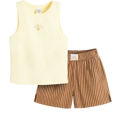 Cool Club, Komplet dziewczęcy, Bluzka bez rękawów, Szorty, mix