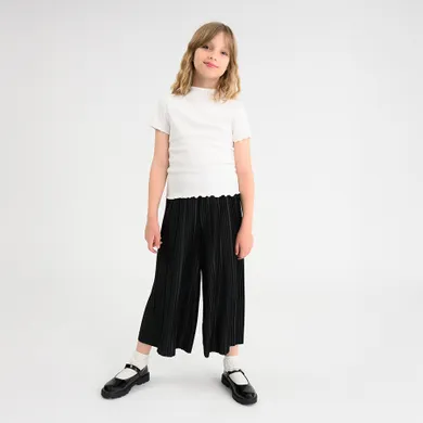 Cool Club, Komplet dziewczęcy, Bluzka z krótkim rękawem, Spodnie materiałowe, culotte, mix