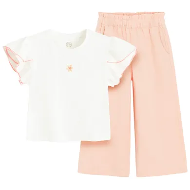 Cool Club, Komplet dziewczęcy, Bluzka z krótkim rękawem, Spodnie materiałowe, mix