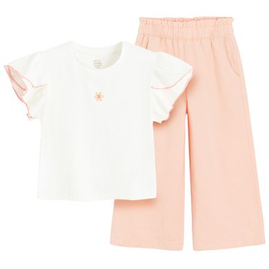 Cool Club, Komplet dziewczęcy, Bluzka z krótkim rękawem, Spodnie materiałowe, mix