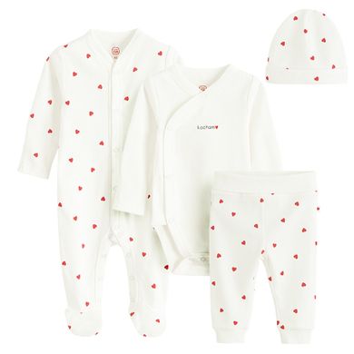 Cool Club, Komplet dziewczęcy, Body z długim rękawem, Półśpiochy, Pajac, Czapka, biały