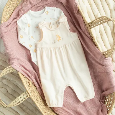 Cool Club, Komplet dziewczęcy, Body z długim rękawem, Śpiochy, mix, Kubuś Puchatek