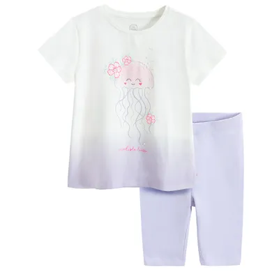 Cool Club, Komplet dziewczęcy, T-shirt, Legginsy, kolarki, mix