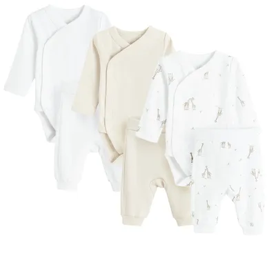 Cool Club, Komplet niemowlęcy, Body z długim rękawem, Półśpiochy, mix, zestaw. 3 szt.