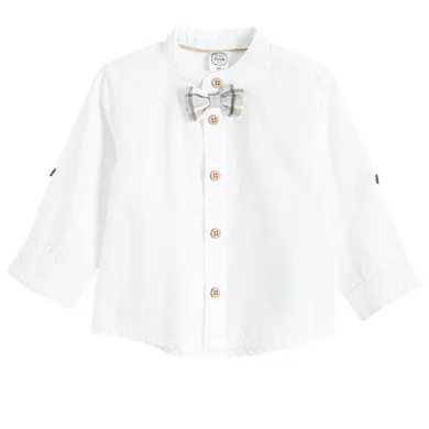 Cool Club, Koszula chłopięca z długim rękawem, biała