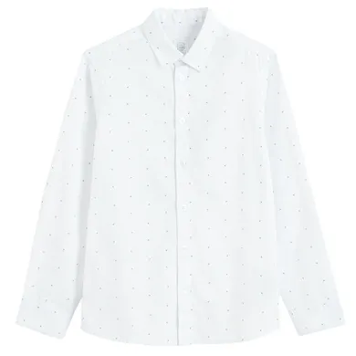 Cool Club, Koszula chłopięca z długim rękawem, biała