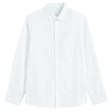 Cool Club, Koszula chłopięca z długim rękawem, biała