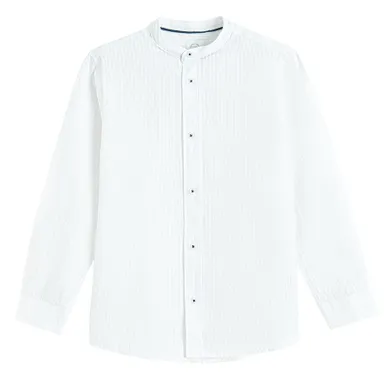 Cool Club, Koszula chłopięca z długim rękawem, regular, biała