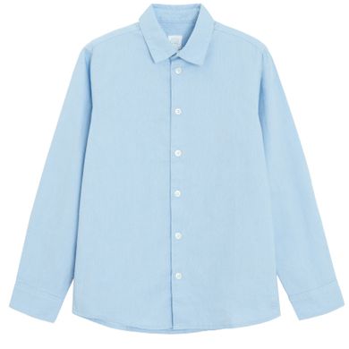 Cool Club, Koszula chłopięca z długim rękawem, regular, niebieska
